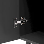 Mobiletto laterale moderno minimalista con ripiani regolabili