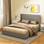 Letto imbottito Queen Size con 4 cassetti contenitore