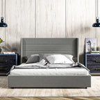 Letto imbottito Queen Size con 4 cassetti contenitore