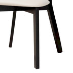 Set di 2 sedie da pranzo con schienale in rattan