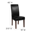 Sedia da pranzo Parsons, set da 2