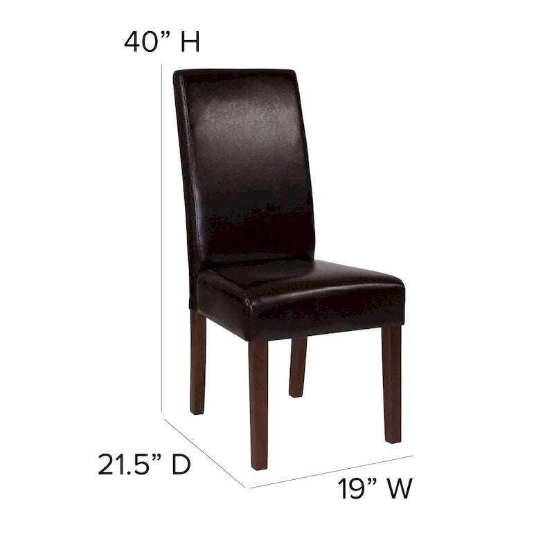 Sedia da pranzo Parsons, set da 2