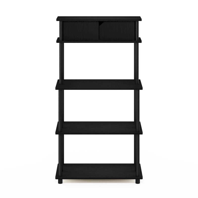 Scaffale da Cucina senza Attrezzi con Pensile Superiore