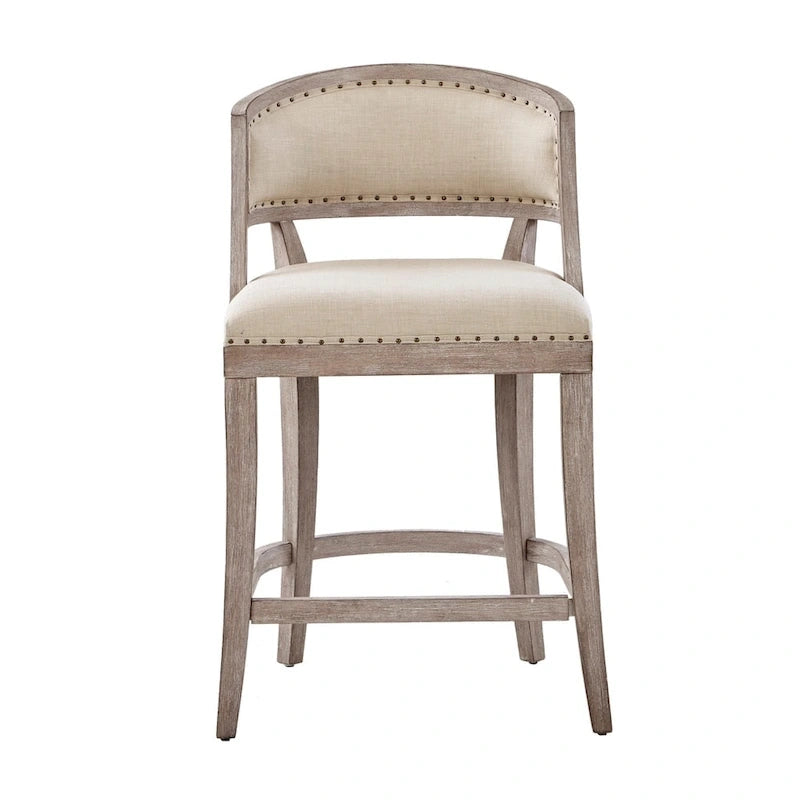 Sgabello da bancone Wheatley Natural - 21W x 24.5D x 37.25H