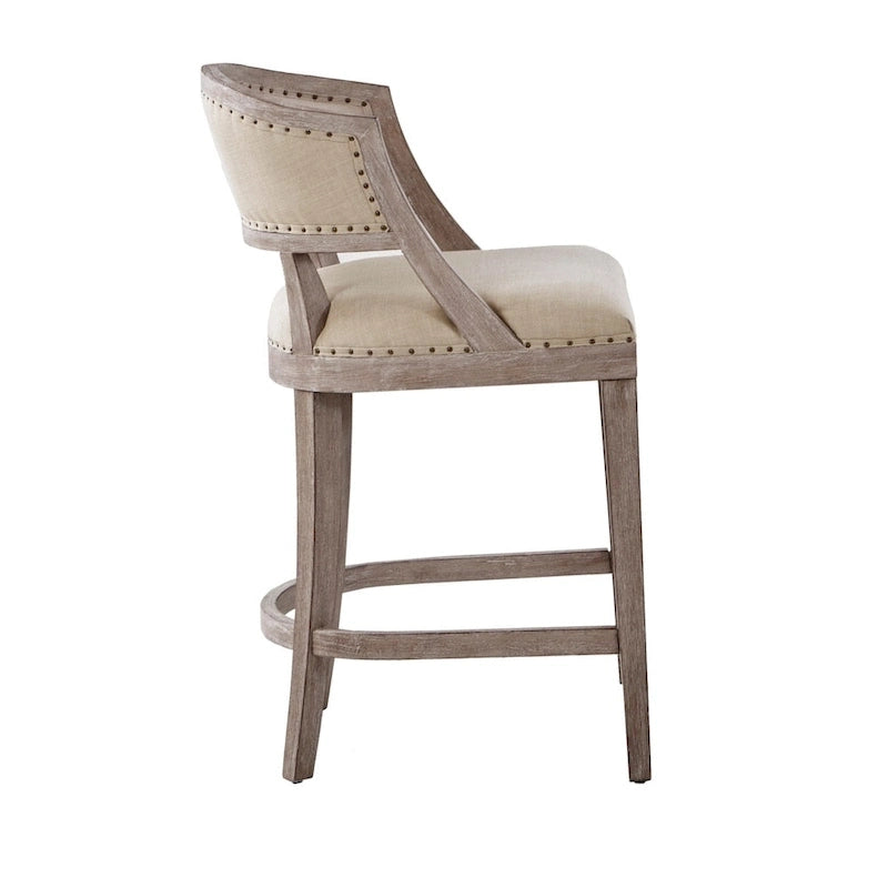 Sgabello da bancone Wheatley Natural - 21W x 24.5D x 37.25H