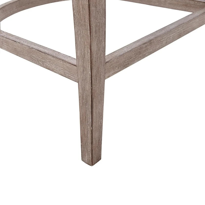 Sgabello da bancone Wheatley Natural - 21W x 24.5D x 37.25H