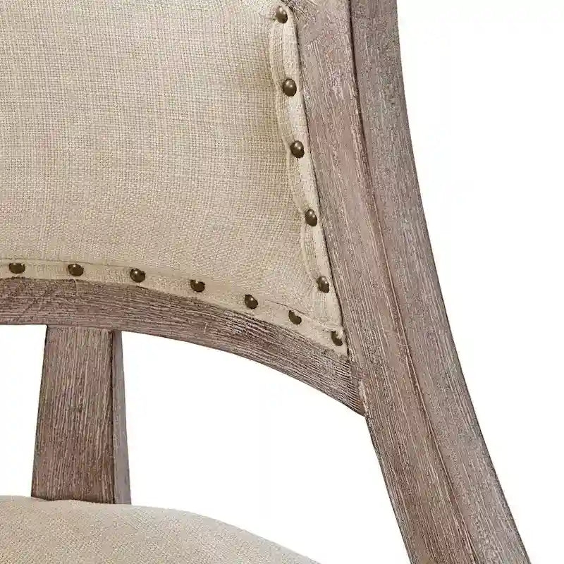 Sgabello da bancone Wheatley Natural - 21W x 24.5D x 37.25H