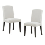 Sedia da pranzo con schienale alto (set da 2)