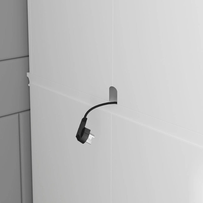 Mobile dispensa da cucina con vetrina e credenza