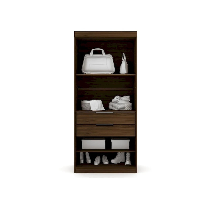 Armadio angolare componibile a 2 elementi