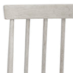 Sgabello da banco in legno con schienale a fuso - 43,18 cm L x 43,18 cm P x 96,52 cm A