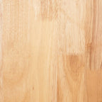 Sgabello da banco in legno con schienale a fuso - 43,18 cm L x 43,18 cm P x 96,52 cm A