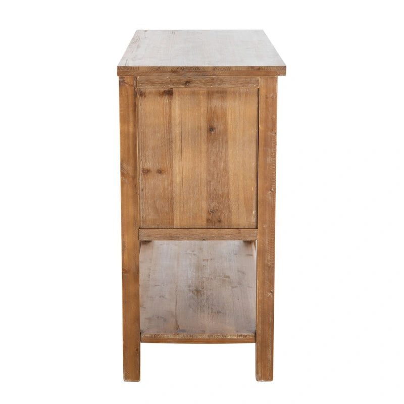 Cassettiera decorativa a 9 cassetti in rovere naturale