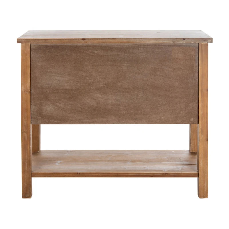 Cassettiera decorativa a 9 cassetti in rovere naturale