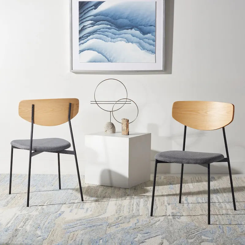 Set di 2 sedie da pranzo Mid-Century — 50,8 cm L x 47,8 cm P x 82,5 cm H
