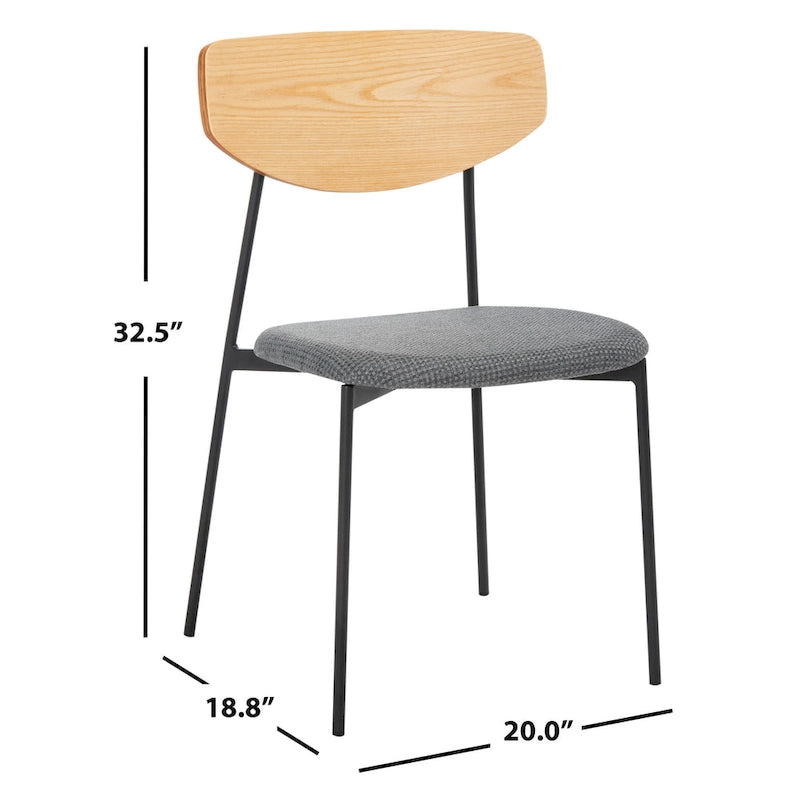 Set di 2 sedie da pranzo Mid-Century — 50,8 cm L x 47,8 cm P x 82,5 cm H