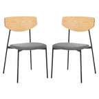Set di 2 sedie da pranzo Mid-Century — 50,8 cm L x 47,8 cm P x 82,5 cm H