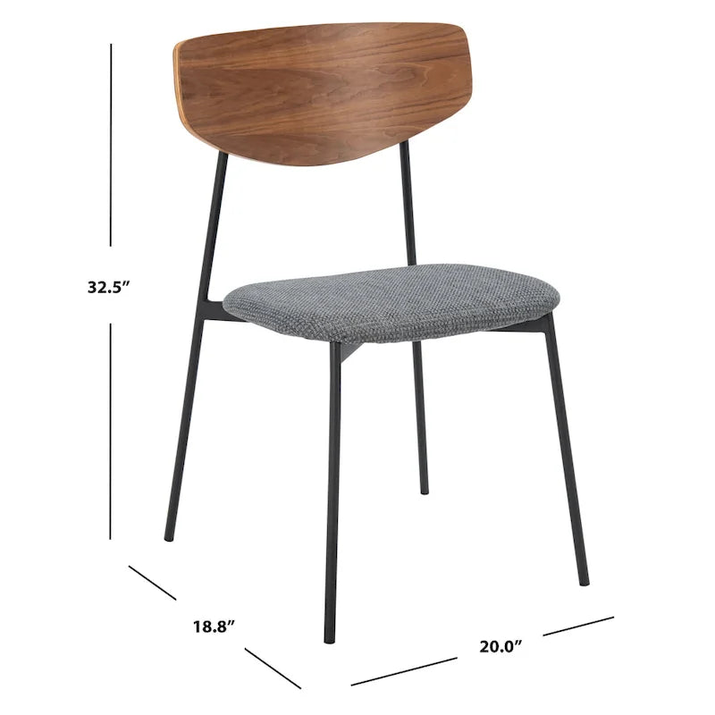 Set di 2 sedie da pranzo Mid-Century — 50,8 cm L x 47,8 cm P x 82,5 cm H