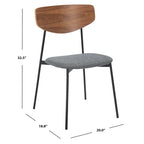 Set di 2 sedie da pranzo Mid-Century — 50,8 cm L x 47,8 cm P x 82,5 cm H
