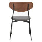 Set di 2 sedie da pranzo Mid-Century — 50,8 cm L x 47,8 cm P x 82,5 cm H