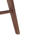Poltrona in Rattan con Struttura in Legno di Frassino e Cuscino - 53L x 58P x 86A cm