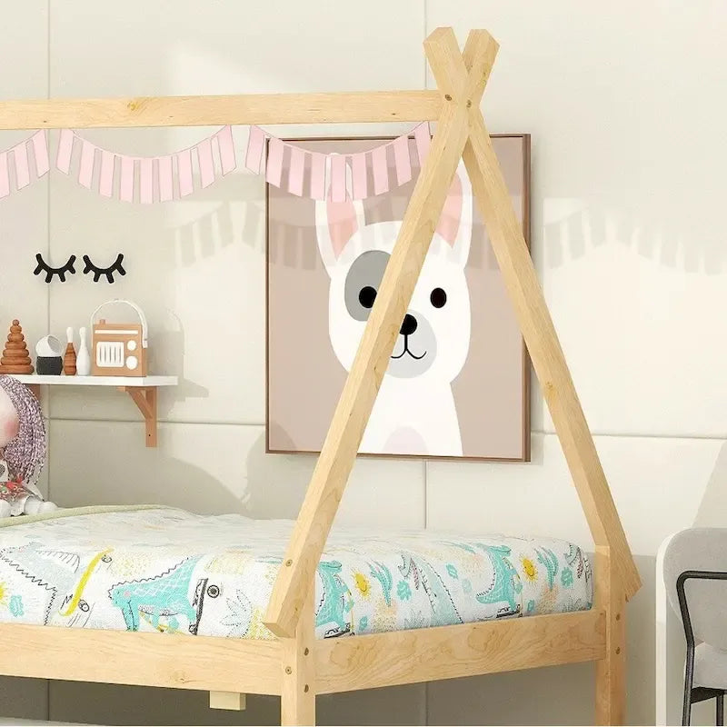 Lettino Teepee con letto estraibile a una piazza