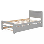 Struttura letto singola con 2 cassetti portaoggetti