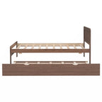 Struttura letto singola con 2 cassetti portaoggetti