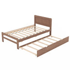Struttura letto singola con 2 cassetti portaoggetti