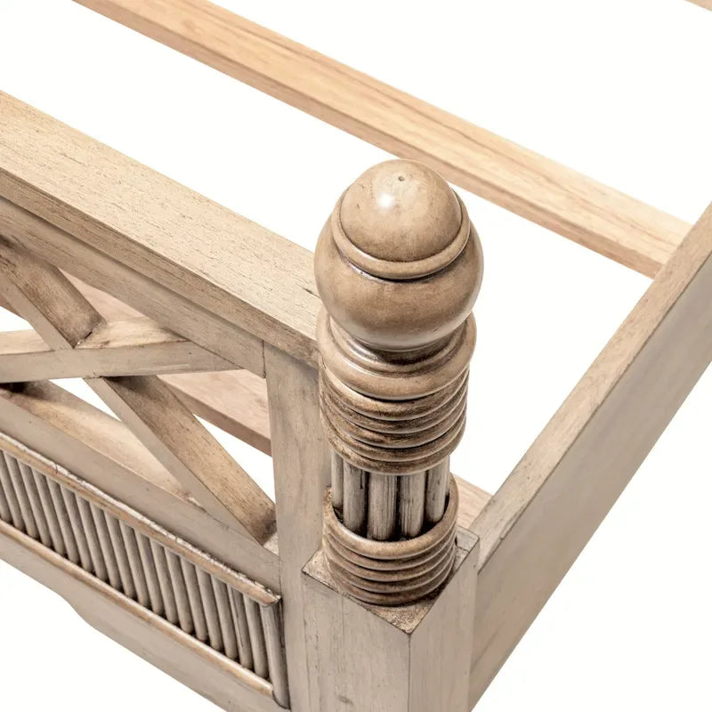 Struttura del letto in legno massello