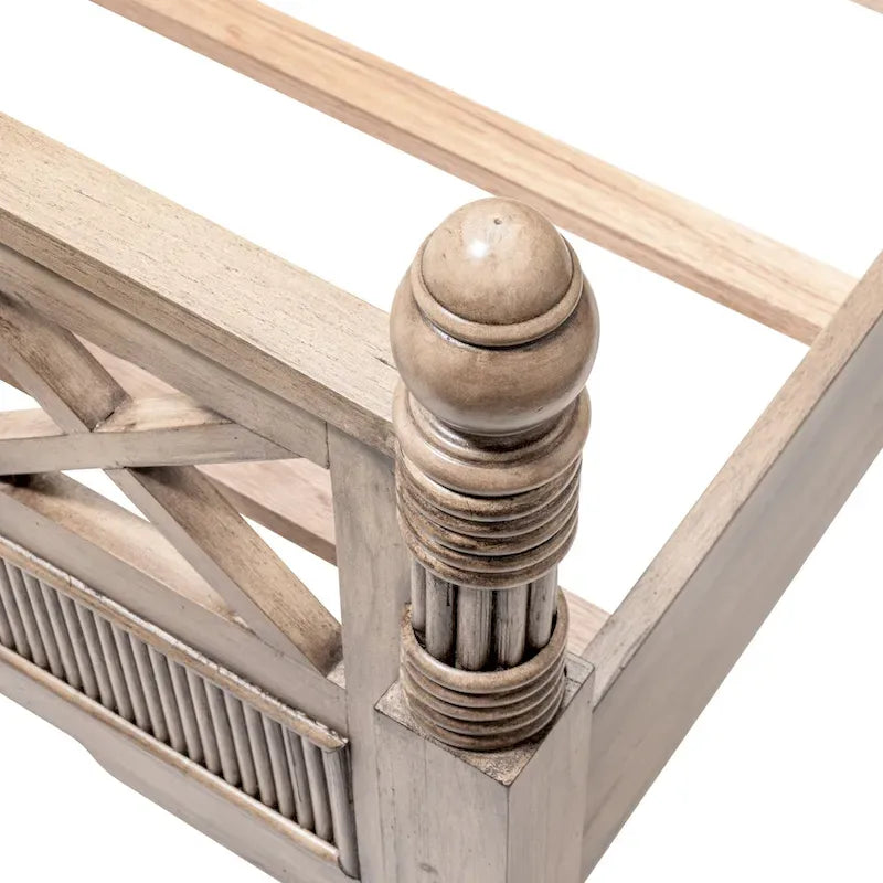 Struttura del letto in legno massello