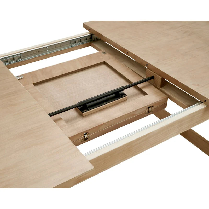 Tavolo da pranzo Butterfly con prolunga da 50 cm – Posti a sedere da 6 a 10, Pino Naturale