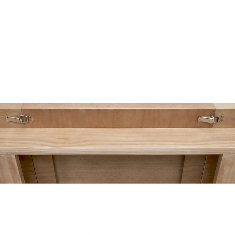 Tavolo da pranzo Butterfly con prolunga da 50 cm – Posti a sedere da 6 a 10, Pino Naturale